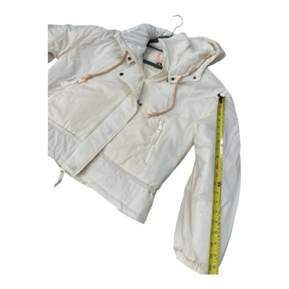 FP Movement by Free People Cream Puffer Jacket FP Round And Round Puffer size S